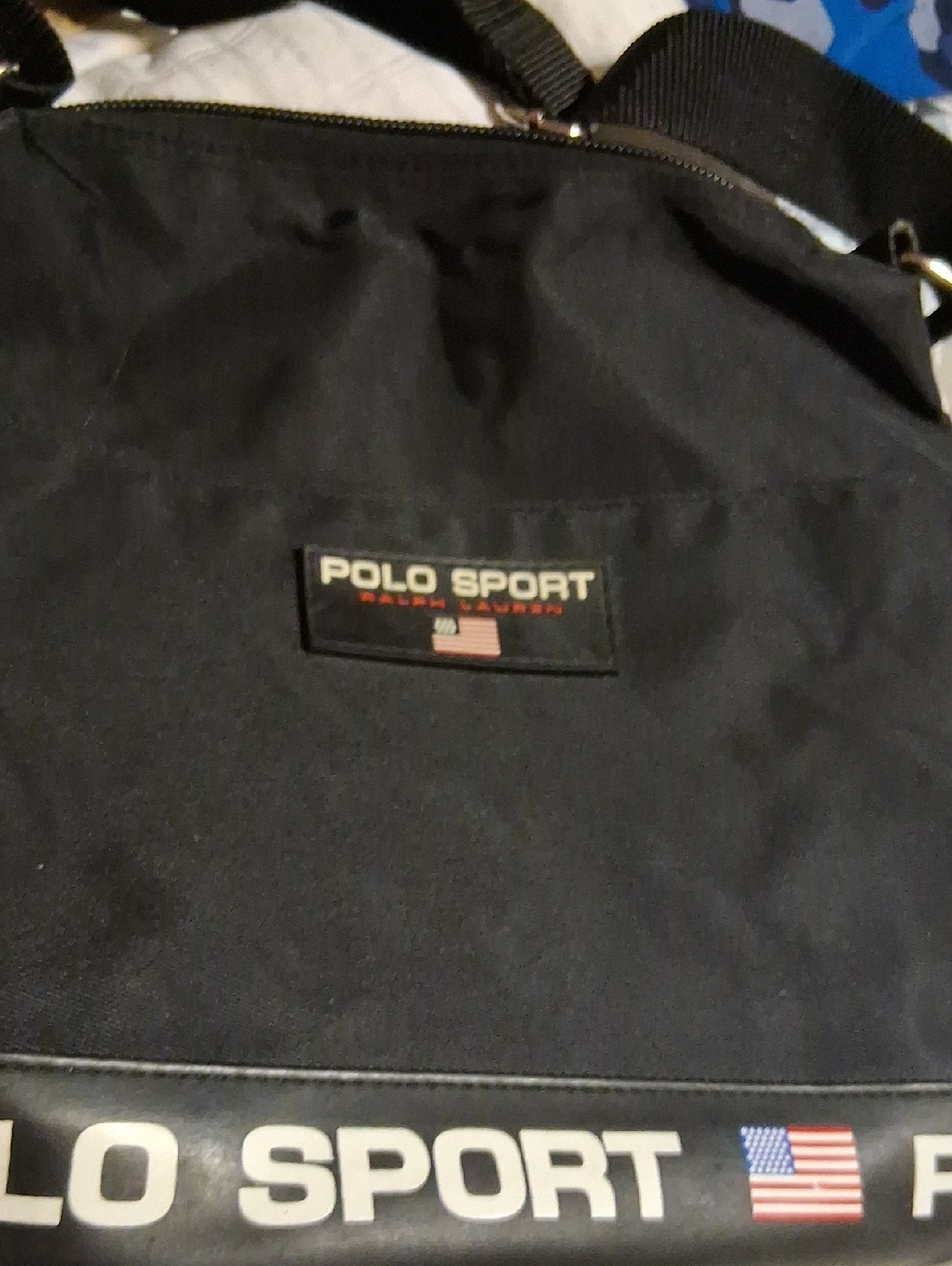 Polo by Ralph Lauren Black Polo Sport Nylon Bag Crossbody